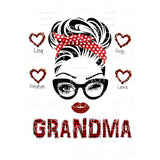 Mama - Mimi - Mom - Nana other names in drop down menu if 
