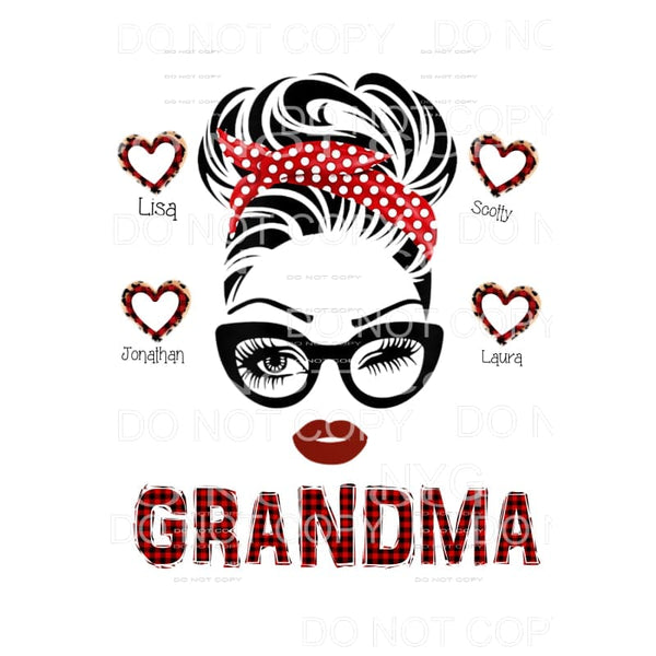 Mama - Mimi - Mom - Nana other names in drop down menu if 