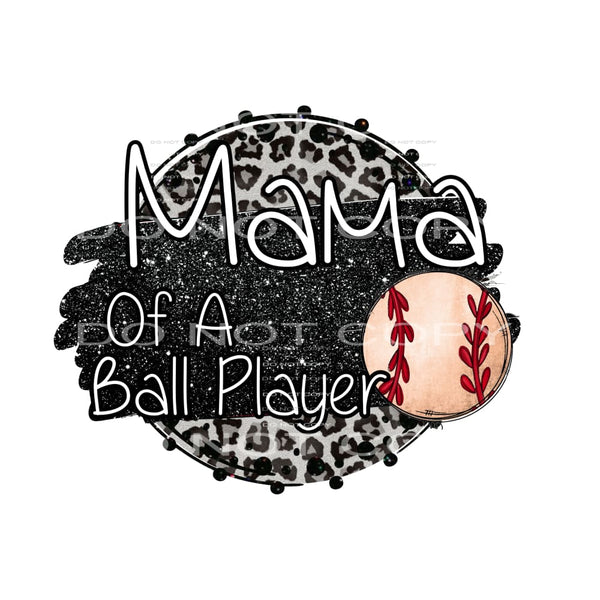 mama of a ball player baseball # 12001 you choose Colors in 