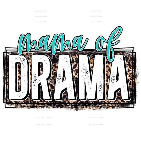 mama of drama #4775 Sublimation transfers - Heat Transfer