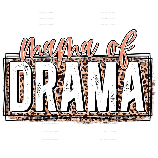 mama of drama #4776 Sublimation transfers - Heat Transfer