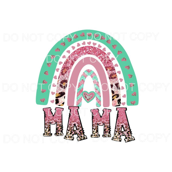 Mama Rainbow # 4 Sublimation transfers - Heat Transfer