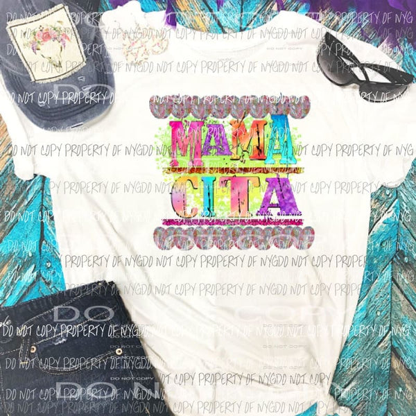 Mamacita neon sublimation transfer Heat Transfer