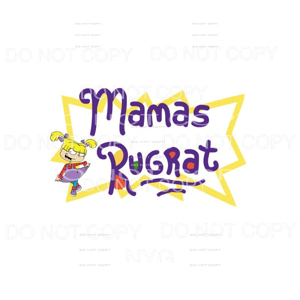 Mamas Rugrat Angelica Sublimation transfers - Heat Transfer