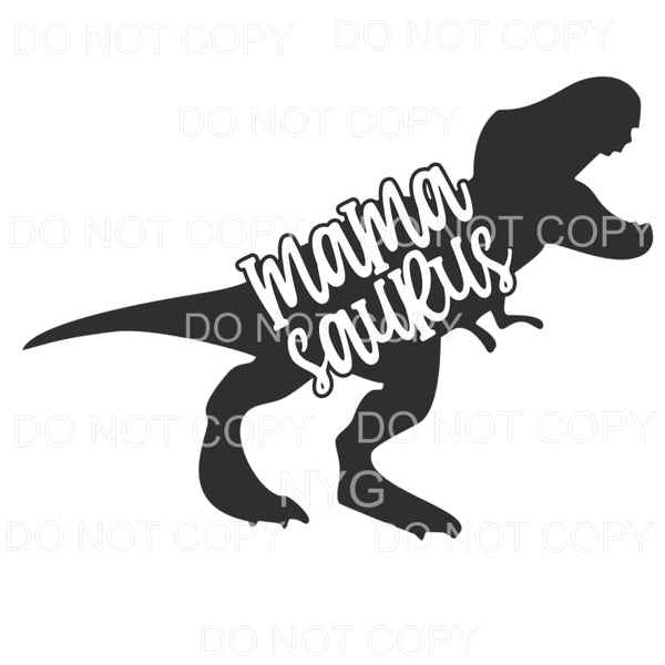 Mamasaurus Dinosaur Sublimation transfers - Heat Transfer