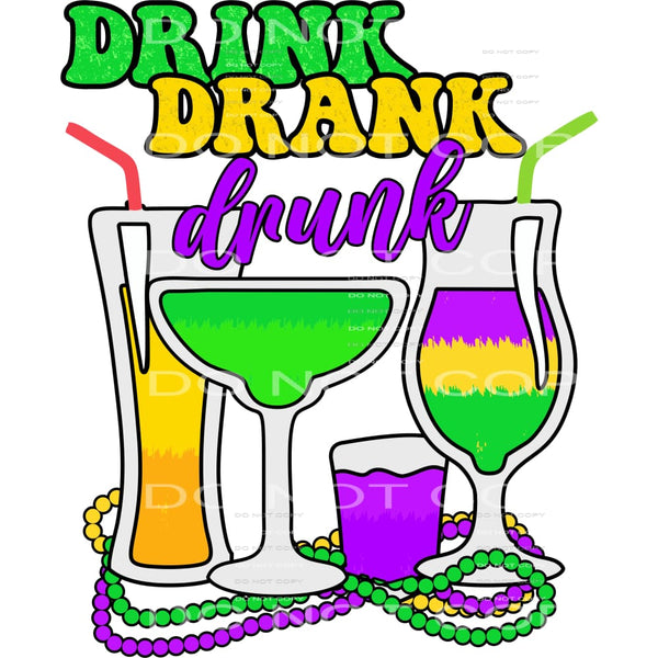 Mardi Gras # 2463 Sublimation transfers - Heat Transfer