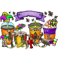 Mardi Gras # 2472 Sublimation transfers - Heat Transfer