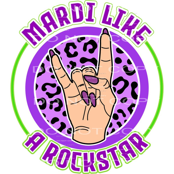 Mardi Gras # 2477 Sublimation transfers - Heat Transfer