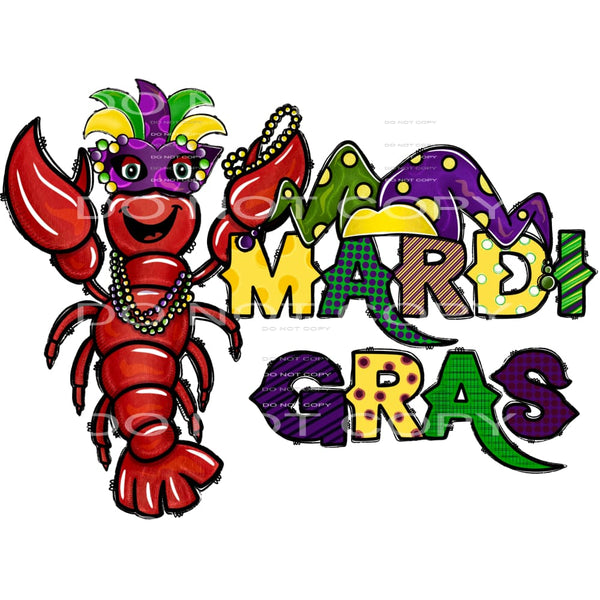 Mardi Gras # 2478 Sublimation transfers - Heat Transfer
