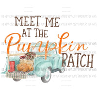 meet me at the pumpkin patch 3 Sublimation transfers Heat Transfer