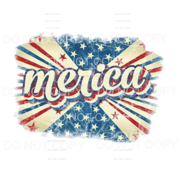 MERICA # 10 America Sublimation transfers - Heat Transfer