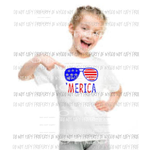 Merica Glasses Sublimation transfers Heat Transfer