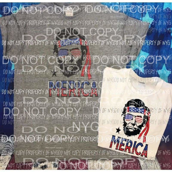 Merica lincoln Sublimation transfers Heat Transfer