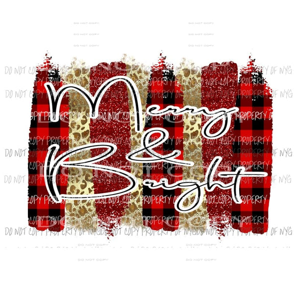 Merry and Bright paint pallet # 5 Sublimation transfers Heat Transfer