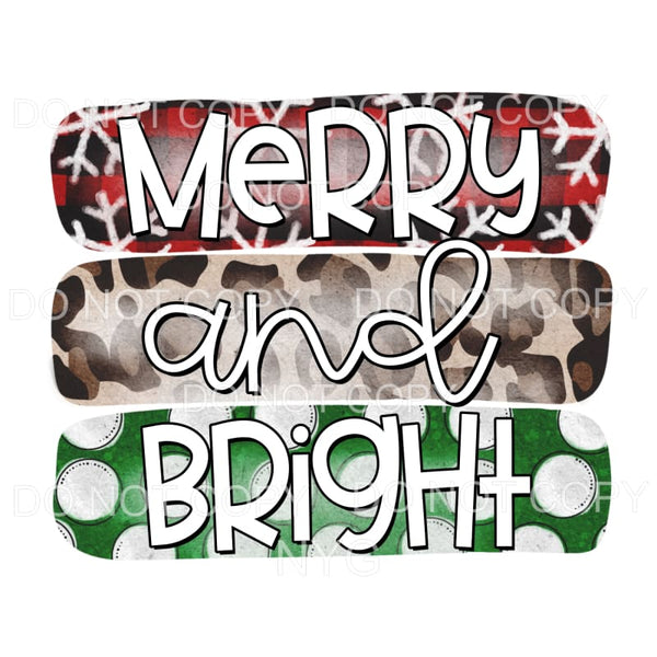 Merry and Bright Red Buffalo Plaid Snowflakes Leopard Green 