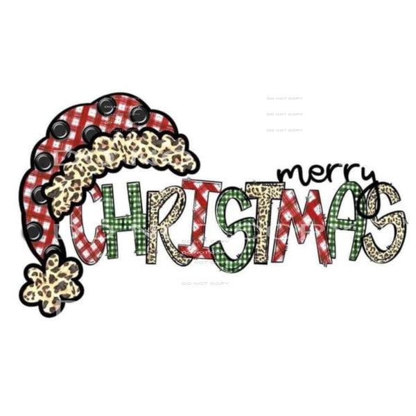 Merry Christmas # 2148 Sublimation transfers - Heat Transfer