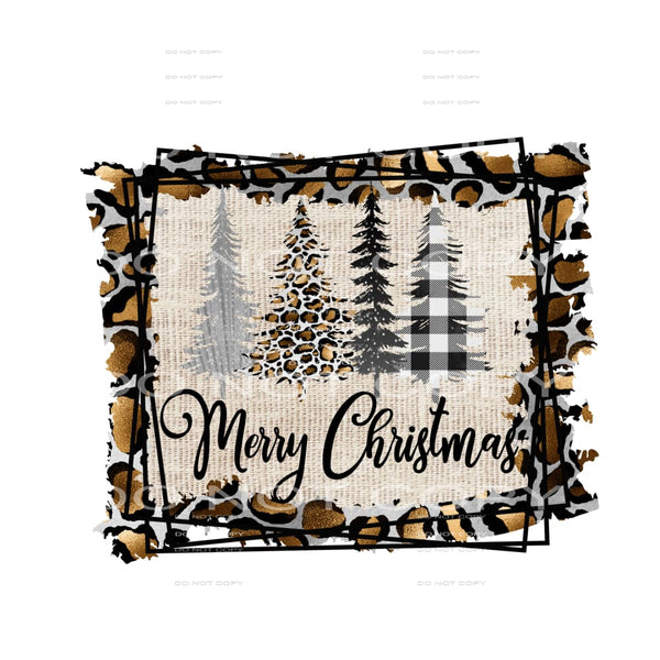 Merry Christmas #7370 Sublimation transfers - Heat Transfer