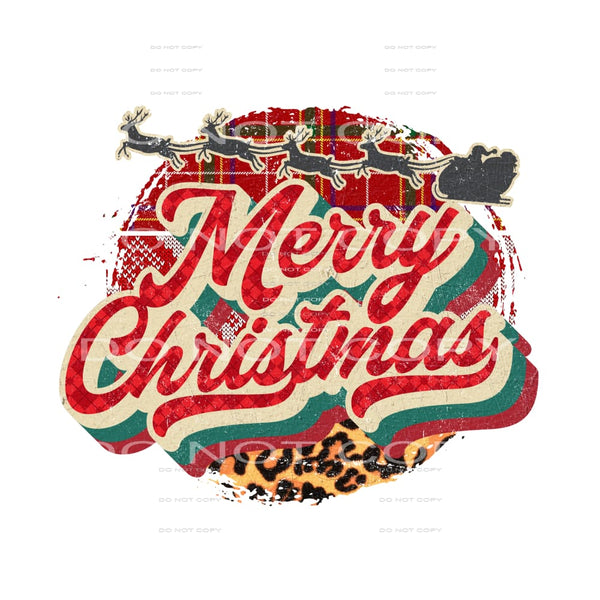 Merry Christmas #7484 Sublimation transfers - Heat Transfer
