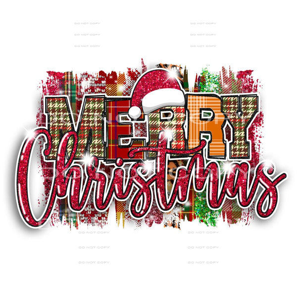 Merry Christmas #7487 Sublimation transfers - Heat Transfer