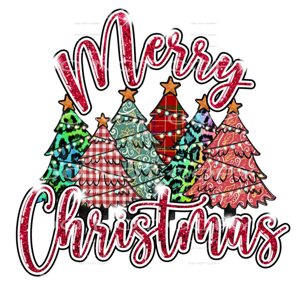 Merry Christmas #7489 Sublimation transfers - Heat Transfer
