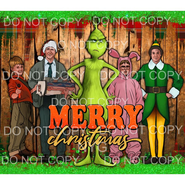 Merry Christmas Movies Characters #1369 Sublimation 