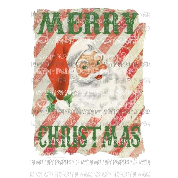 Merry Christmas Santa 20 Sublimation transfers Heat Transfer