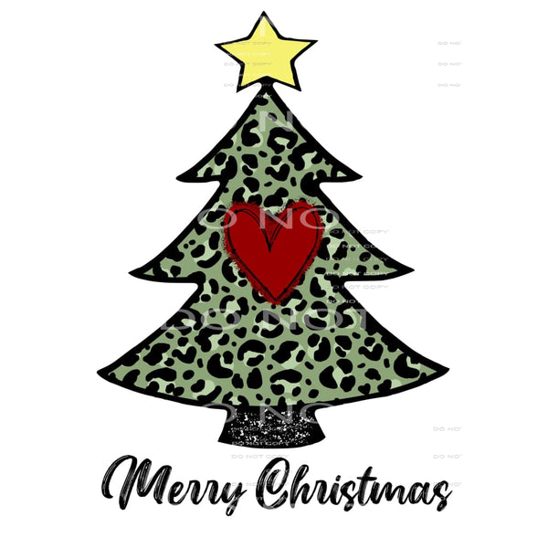 Merry Christmas Tree # 2140 Sublimation transfers - Heat 