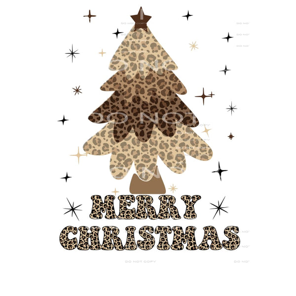 Merry Christmas Tree # 2158 Sublimation transfers - Heat 