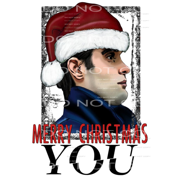 Merry Christmas YOU #7461 Sublimation transfers - Heat 