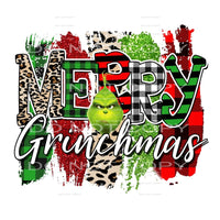 Merry Grinchmas #7437 Sublimation transfers - Heat Transfer