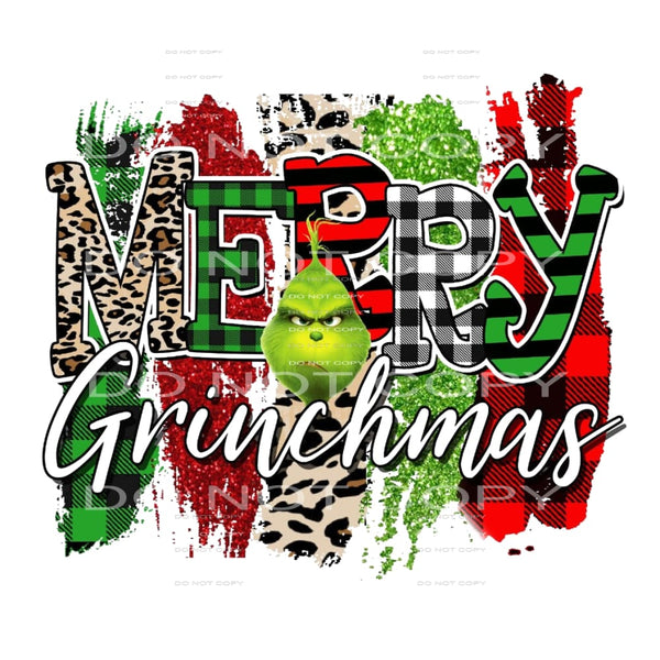 Merry Grinchmas #7437 Sublimation transfers - Heat Transfer