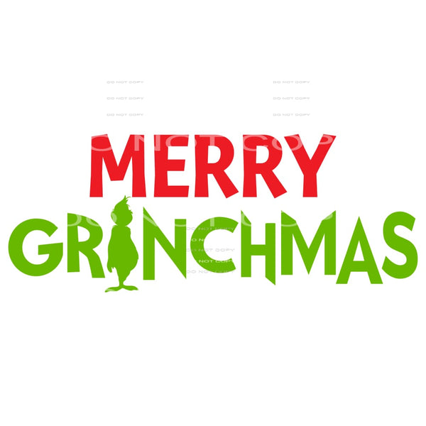 Merry Grinchmas #7481 Sublimation transfers - Heat Transfer