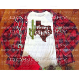 Merry Texmas Christmas texas Sublimation transfers Heat Transfer