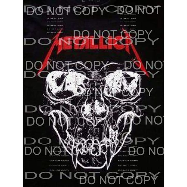 Metallica #3 Sublimation transfers - Heat Transfer