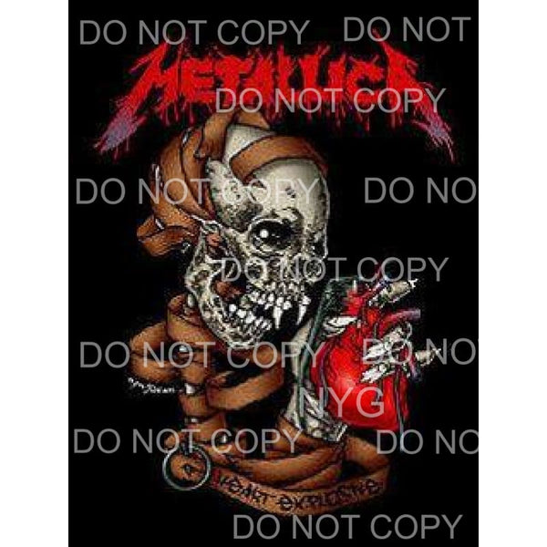Metallica #6 Sublimation transfers - Heat Transfer