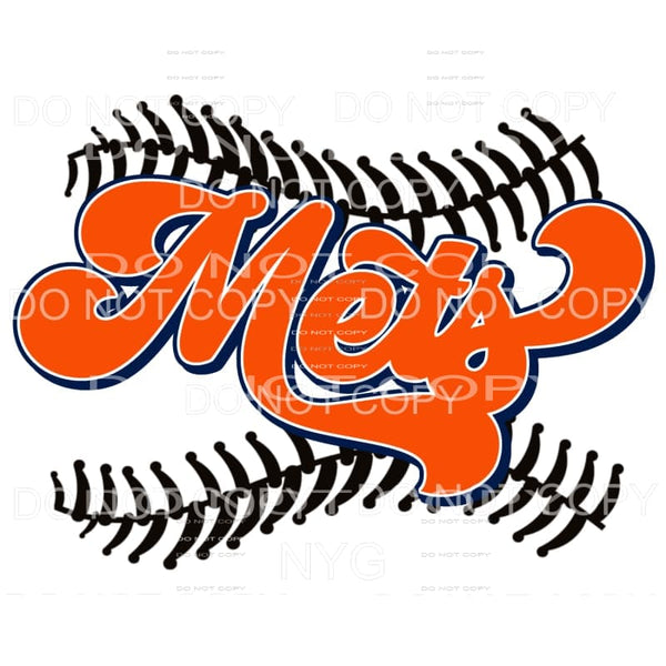 Mets Baseball Stitching New York Sublimation transfers - 