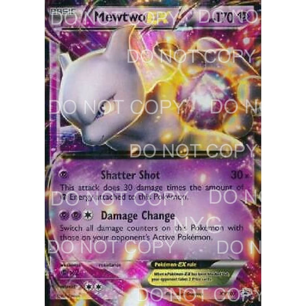 Mewtwo Pokemon Card Sublimation transfers - Heat Transfer