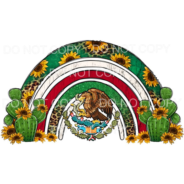 Mexican Flag Rainbow Cactus Leopard Sunflowers Red Green 