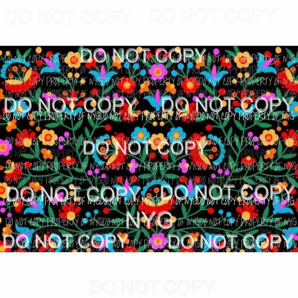 Mexican Sheet #2 Sublimation transfers 13 x 9 inches Heat Transfer