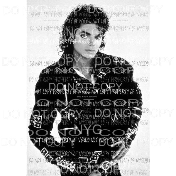 Michael Jackson 4 Sublimation transfers Heat Transfer