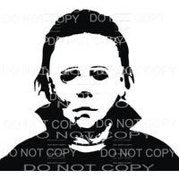 Michael Myers Halloween Sublimation transfers - Heat 