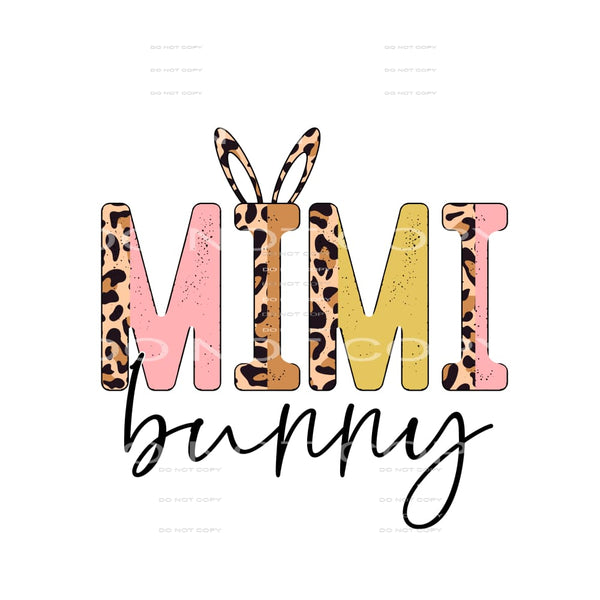 mimi bunny #4538 Sublimation transfers - Heat Transfer