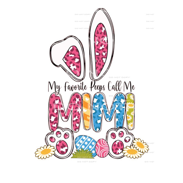 mimi bunny #6118 Sublimation transfers - Heat Transfer