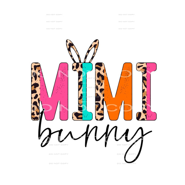 mimi’s bunny #4537 Sublimation transfers - Heat Transfer
