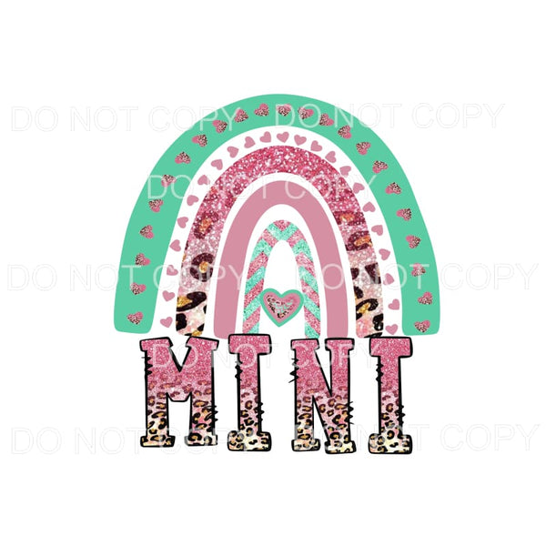 Mini Rainbow # 5 Sublimation transfers - Heat Transfer