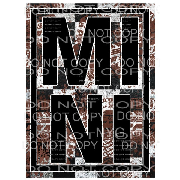 Mini Tire Tracks Black Framed Sublimation transfers - Heat 