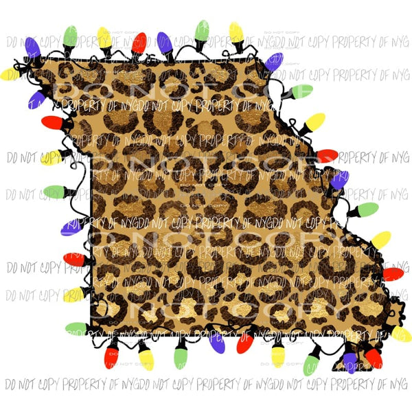 missouri cheetah lights sublimation transfers Heat Transfer