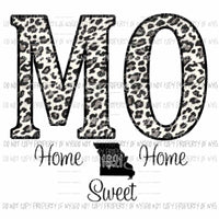 Missouri Home sweet home transfers cross Heat Transfer