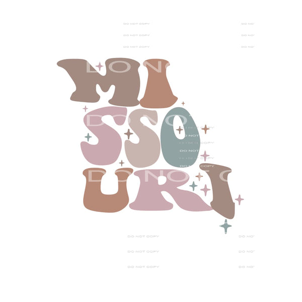 Missouri Retro #12308 Sublimation transfers - Heat Transfer