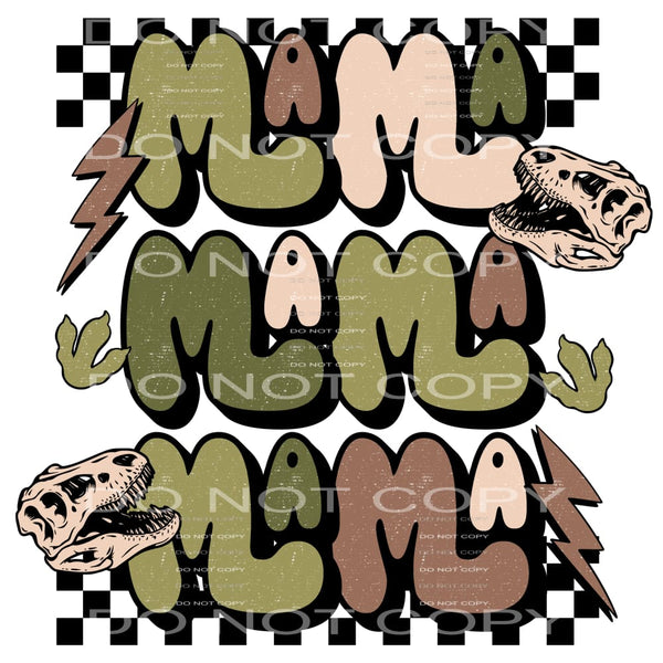 Mom Dad Family #3209 Sublimation transfers - Heat Transfer